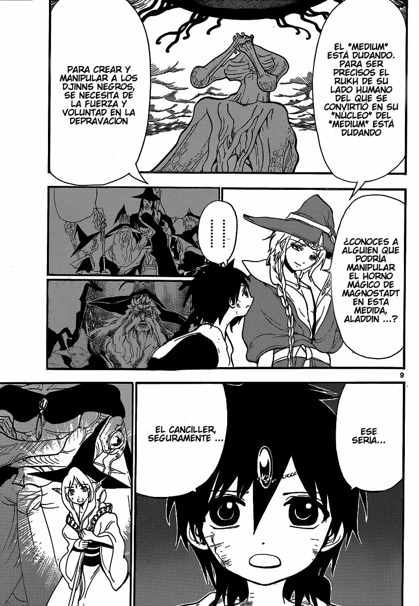 Magi - Labyrinth of Magic capítulo 196, página 9