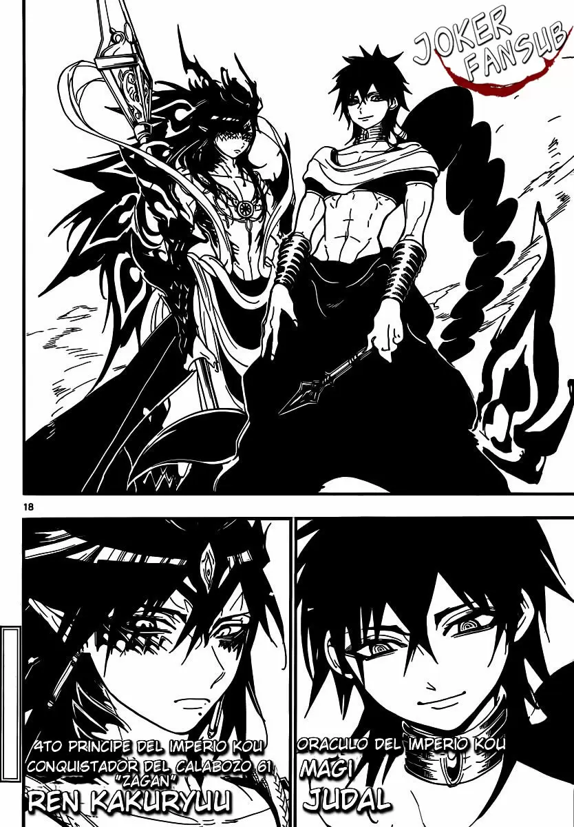 Magi - Labyrinth of Magic capítulo 196, página 18
