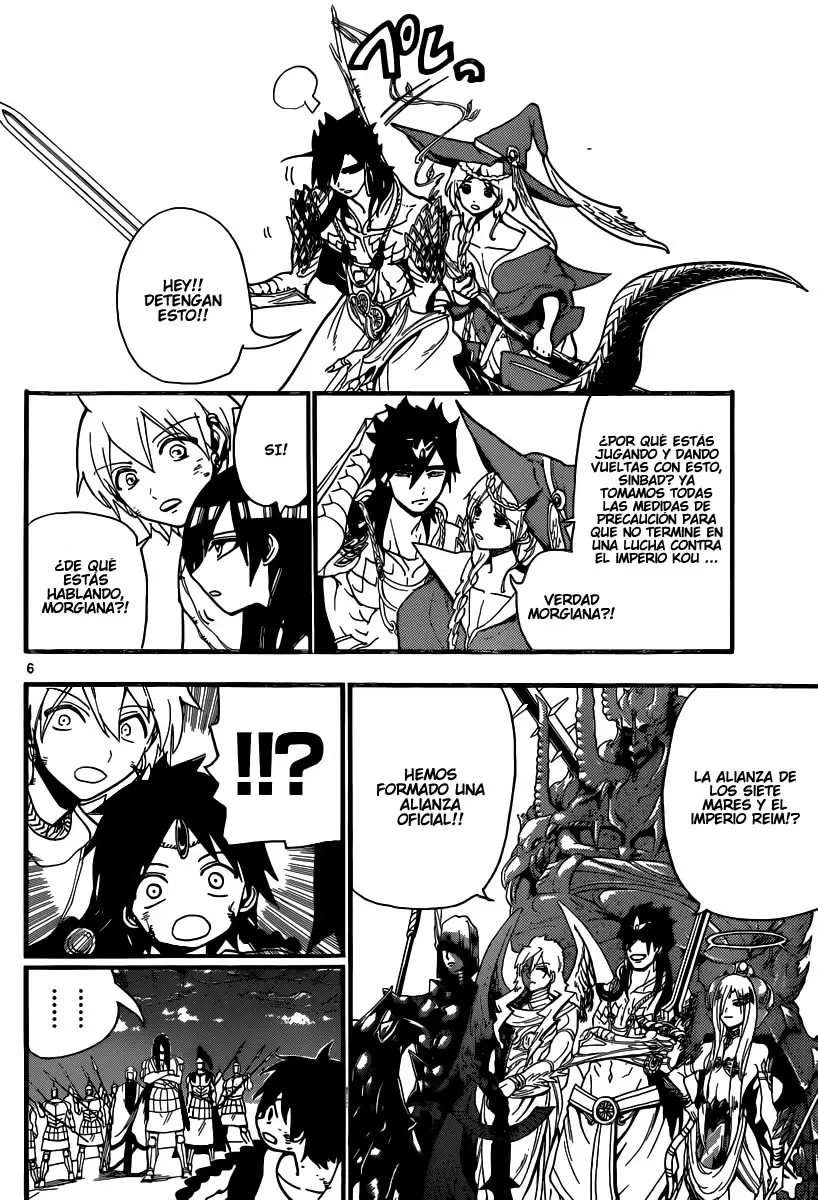 Magi - Labyrinth of Magic capítulo 198, página 6