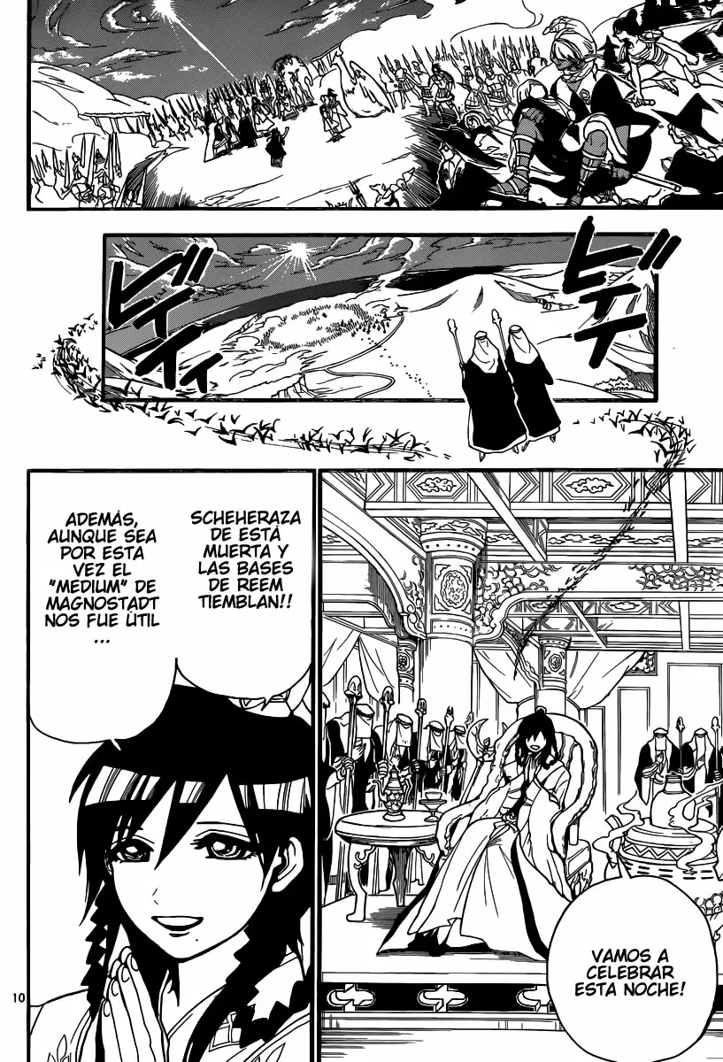 Magi - Labyrinth of Magic capítulo 198, página 10
