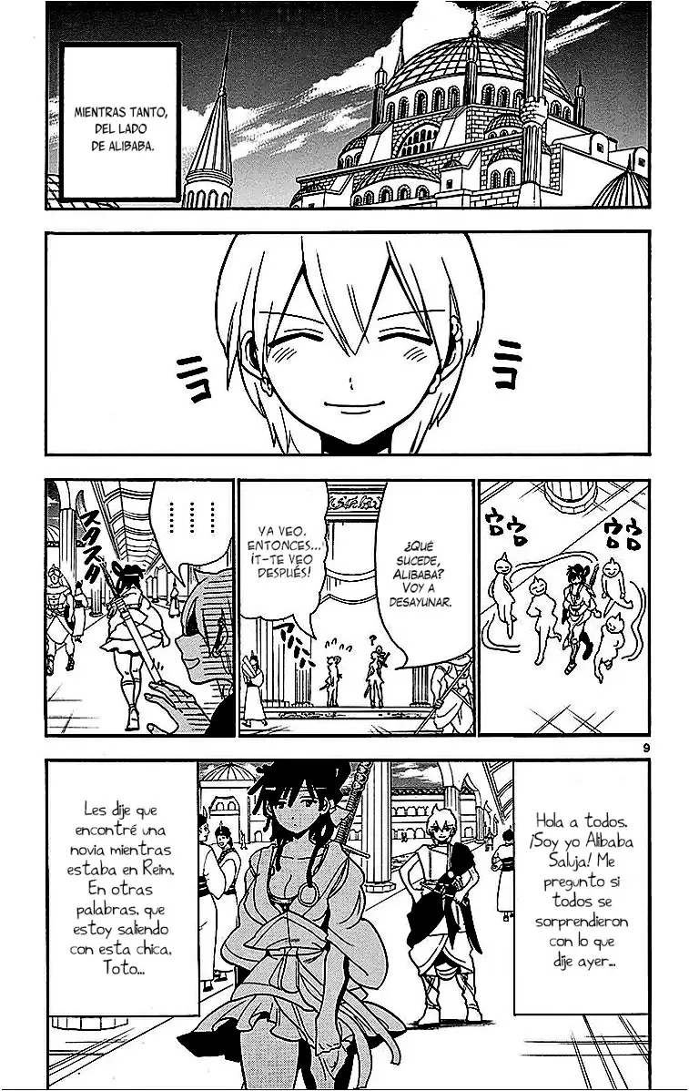 Magi - Labyrinth of Magic capítulo 200, página 9
