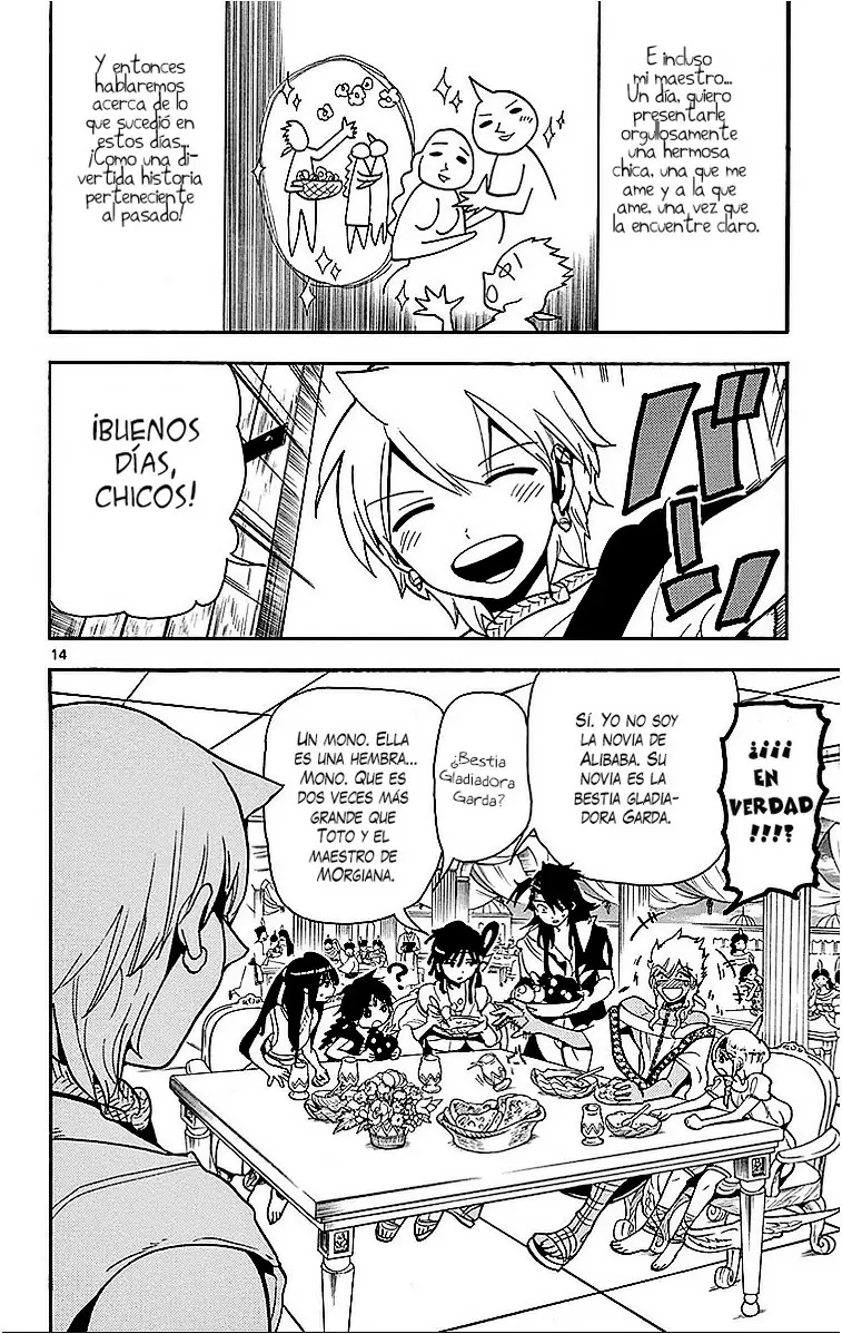 Magi - Labyrinth of Magic capítulo 200, página 14
