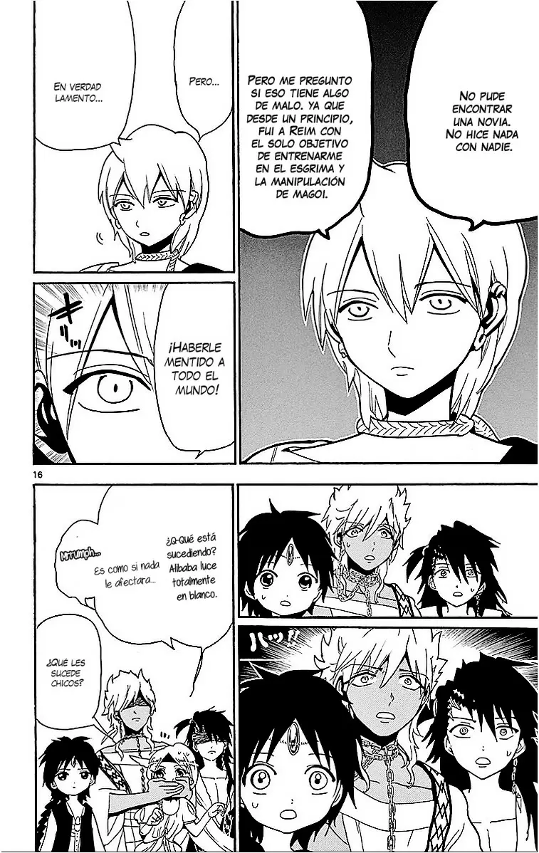 Magi - Labyrinth of Magic capítulo 200, página 16