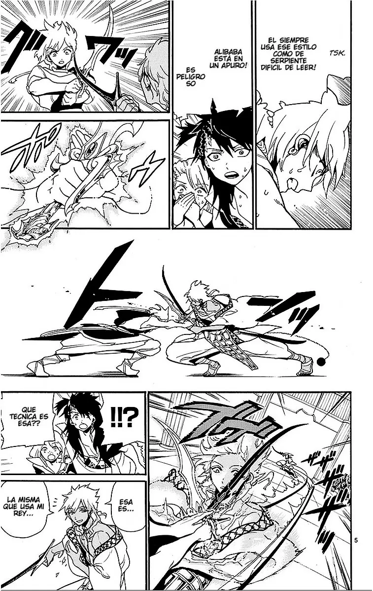 Magi - Labyrinth of Magic capítulo 201, página 5