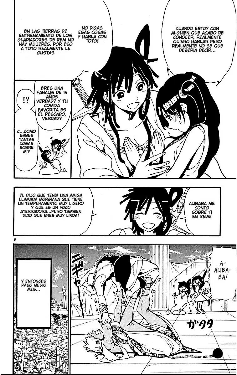 Magi - Labyrinth of Magic capítulo 201, página 8
