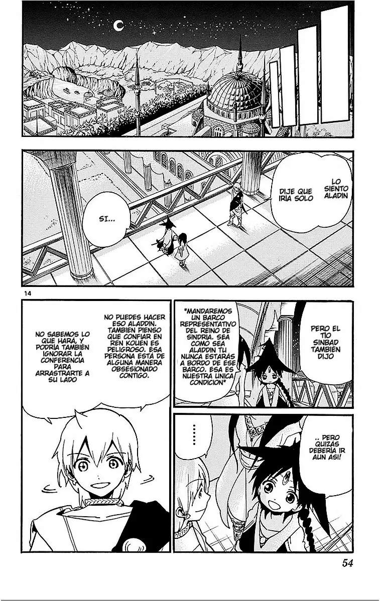 Magi - Labyrinth of Magic capítulo 201, página 14