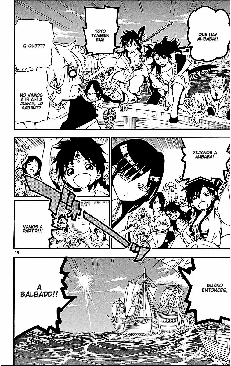 Magi - Labyrinth of Magic capítulo 201, página 18