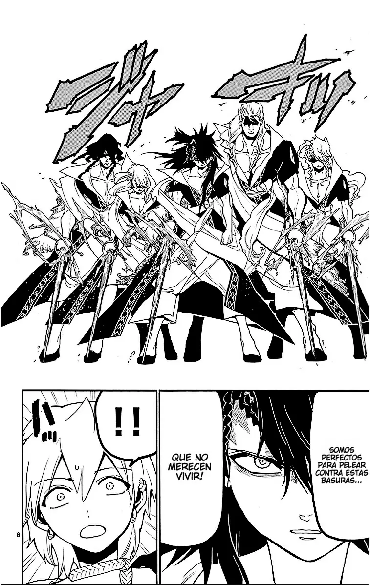 Magi - Labyrinth of Magic capítulo 202, página 8