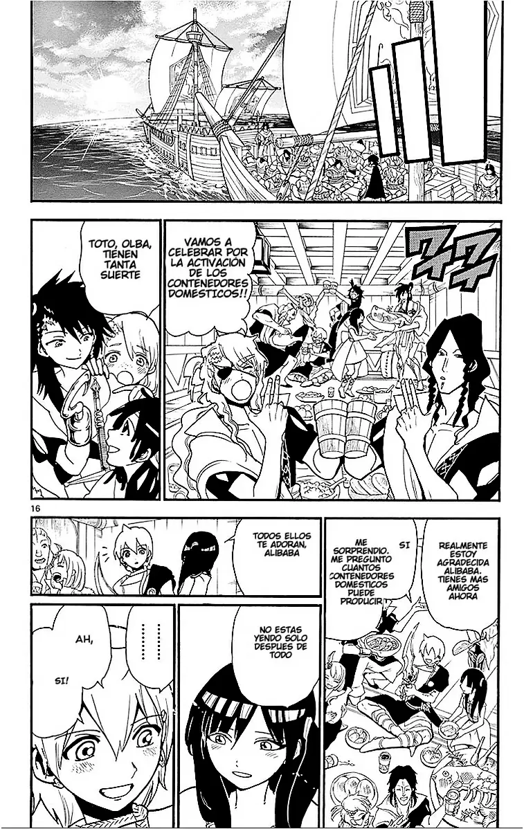 Magi - Labyrinth of Magic capítulo 202, página 16