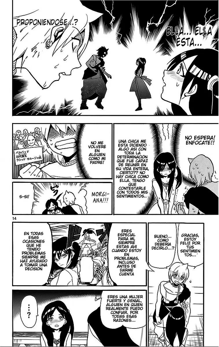 Magi - Labyrinth of Magic capítulo 203, página 14