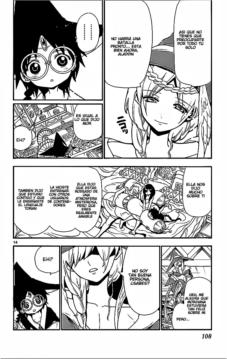 Magi - Labyrinth of Magic capítulo 204, página 14