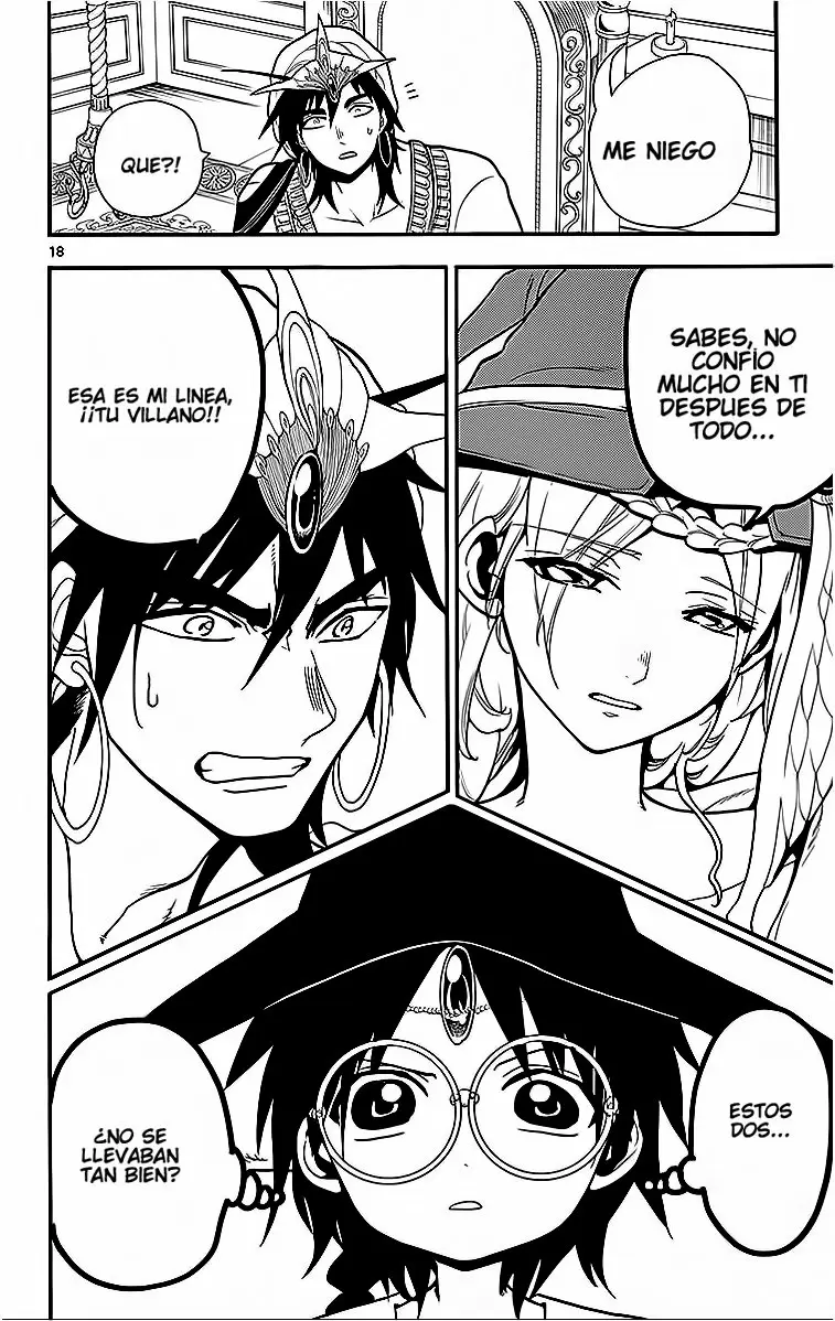 Magi - Labyrinth of Magic capítulo 204, página 18