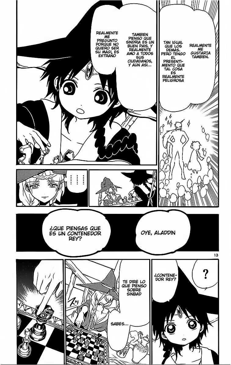 Magi - Labyrinth of Magic capítulo 205, página 13