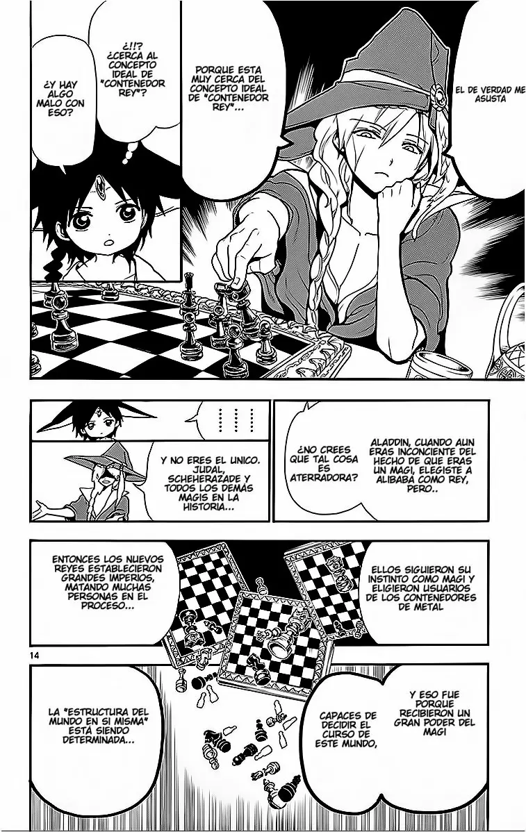 Magi - Labyrinth of Magic capítulo 205, página 14