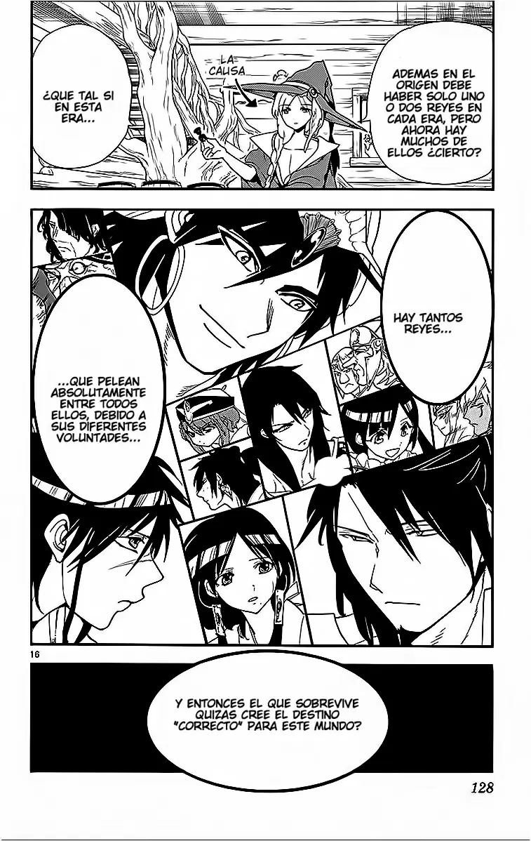 Magi - Labyrinth of Magic capítulo 205, página 16