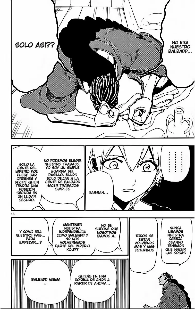 Magi - Labyrinth of Magic capítulo 206, página 15