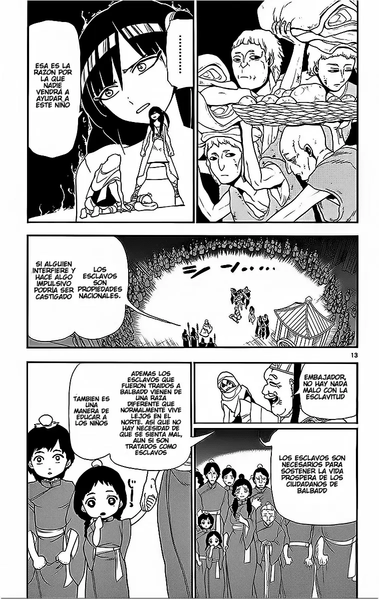 Magi - Labyrinth of Magic capítulo 207, página 13