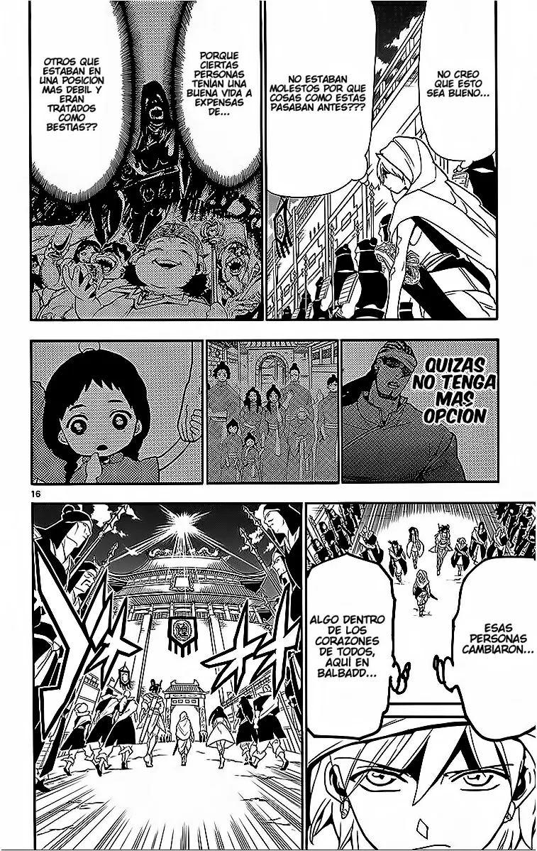 Magi - Labyrinth of Magic capítulo 207, página 16