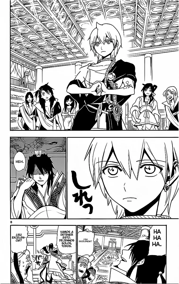 Magi - Labyrinth of Magic capítulo 208, página 8