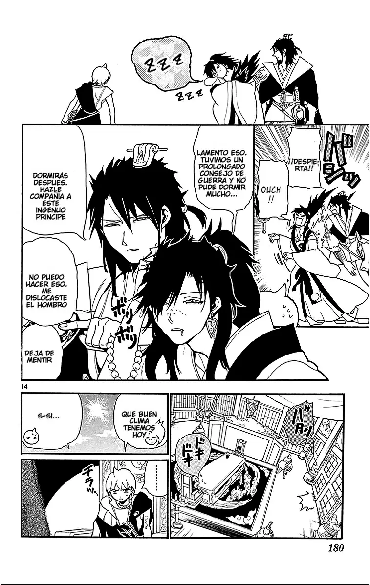 Magi - Labyrinth of Magic capítulo 208, página 14