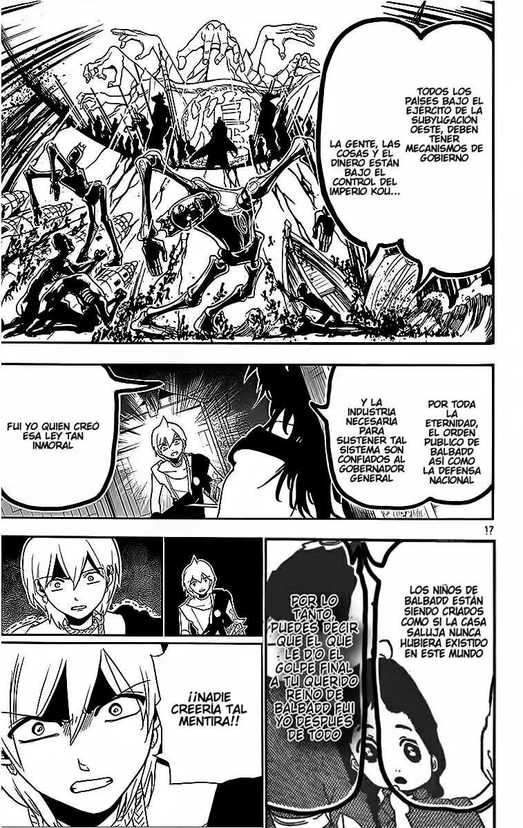 Magi - Labyrinth of Magic capítulo 208, página 17