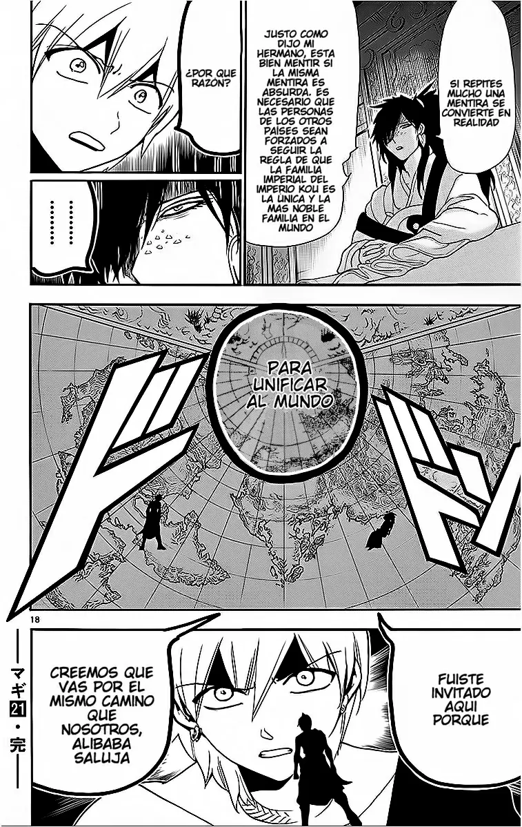 Magi - Labyrinth of Magic capítulo 208, página 18