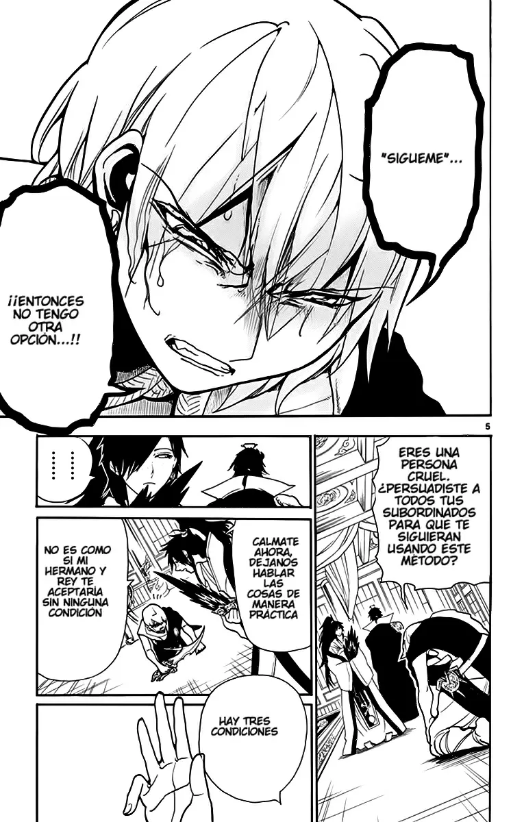 Magi - Labyrinth of Magic capítulo 210, página 5