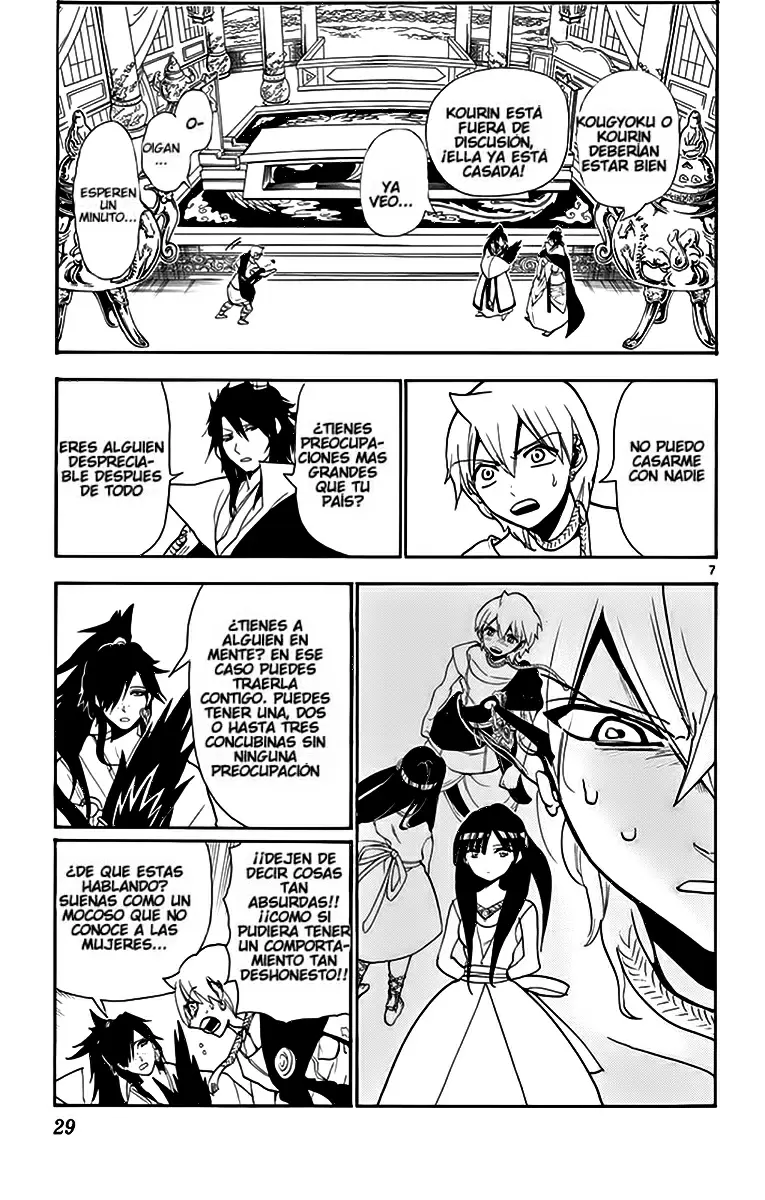 Magi - Labyrinth of Magic capítulo 210, página 7