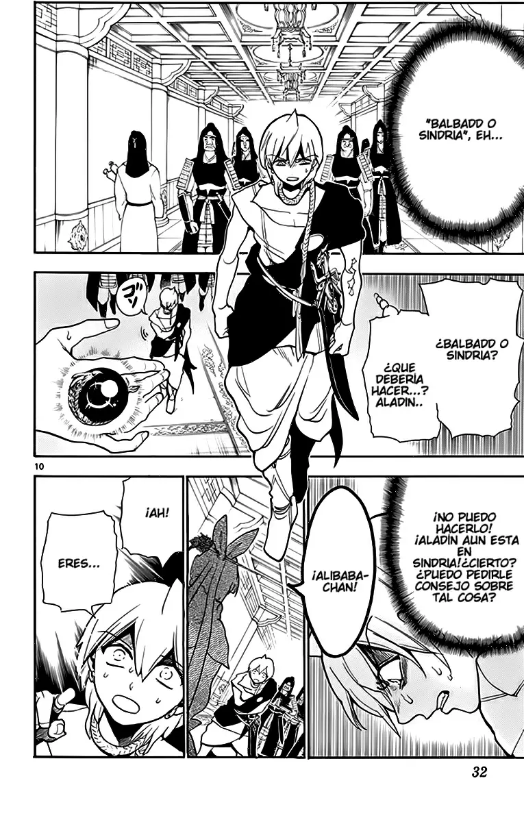 Magi - Labyrinth of Magic capítulo 210, página 10