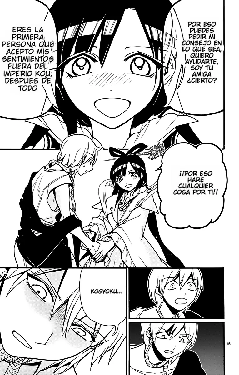 Magi - Labyrinth of Magic capítulo 210, página 15