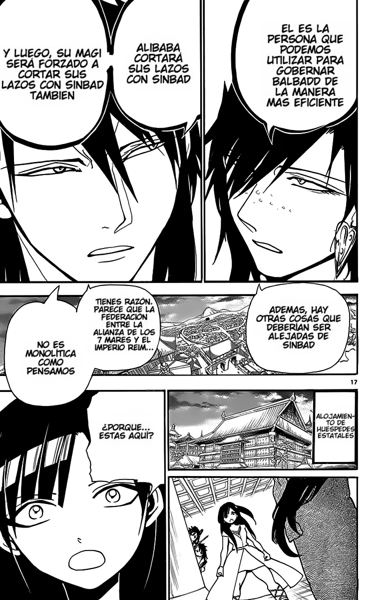 Magi - Labyrinth of Magic capítulo 210, página 17