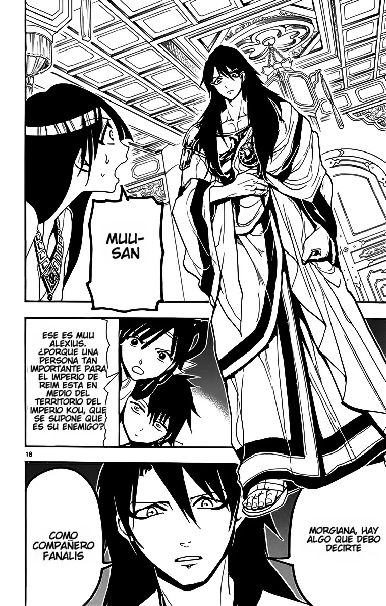 Magi - Labyrinth of Magic capítulo 210, página 18