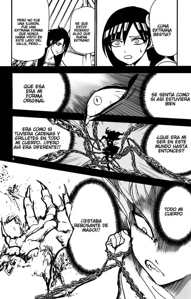 Magi - Labyrinth of Magic capítulo 211, página 8