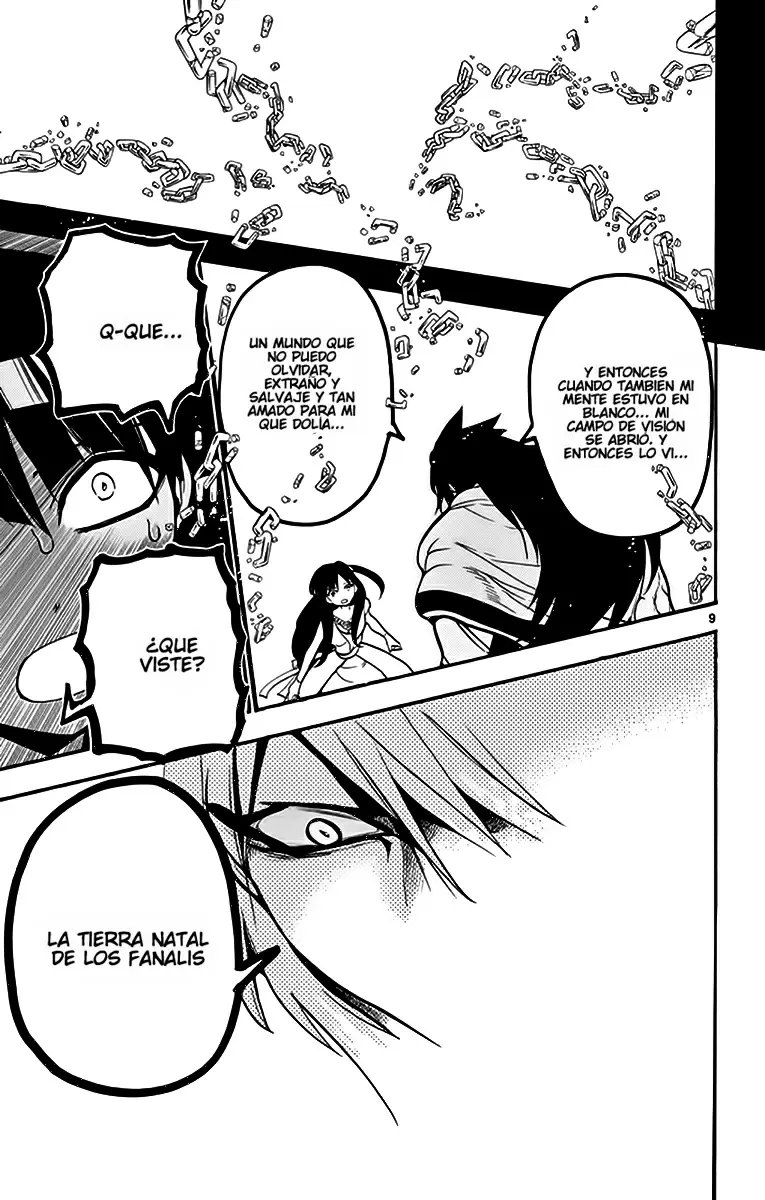 Magi - Labyrinth of Magic capítulo 211, página 9