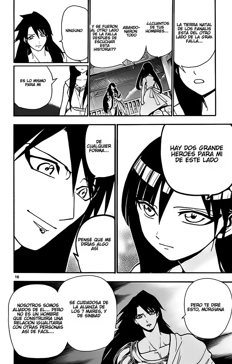 Magi - Labyrinth of Magic capítulo 211, página 15