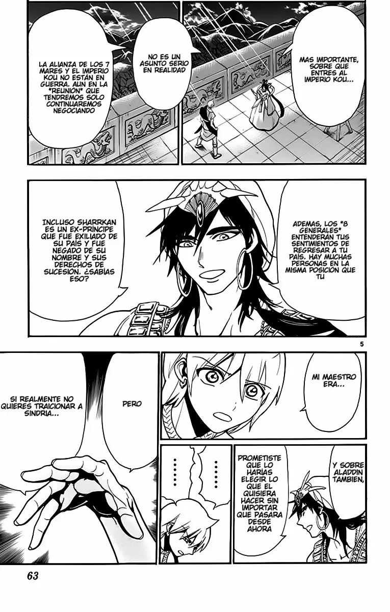 Magi - Labyrinth of Magic capítulo 212, página 5