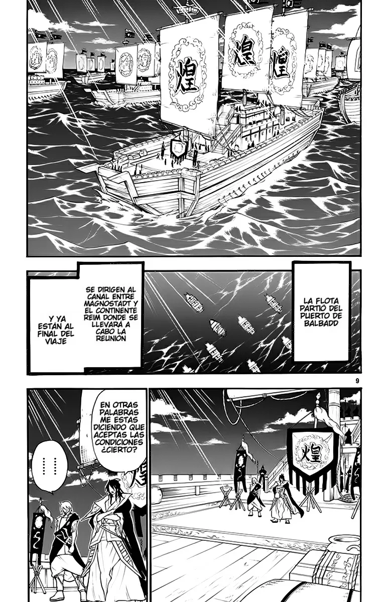 Magi - Labyrinth of Magic capítulo 212, página 9