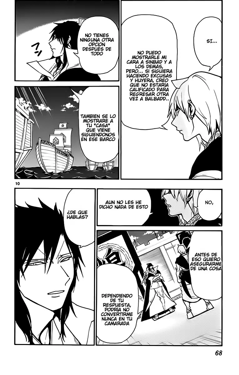 Magi - Labyrinth of Magic capítulo 212, página 10