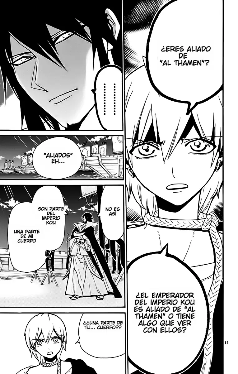 Magi - Labyrinth of Magic capítulo 212, página 11