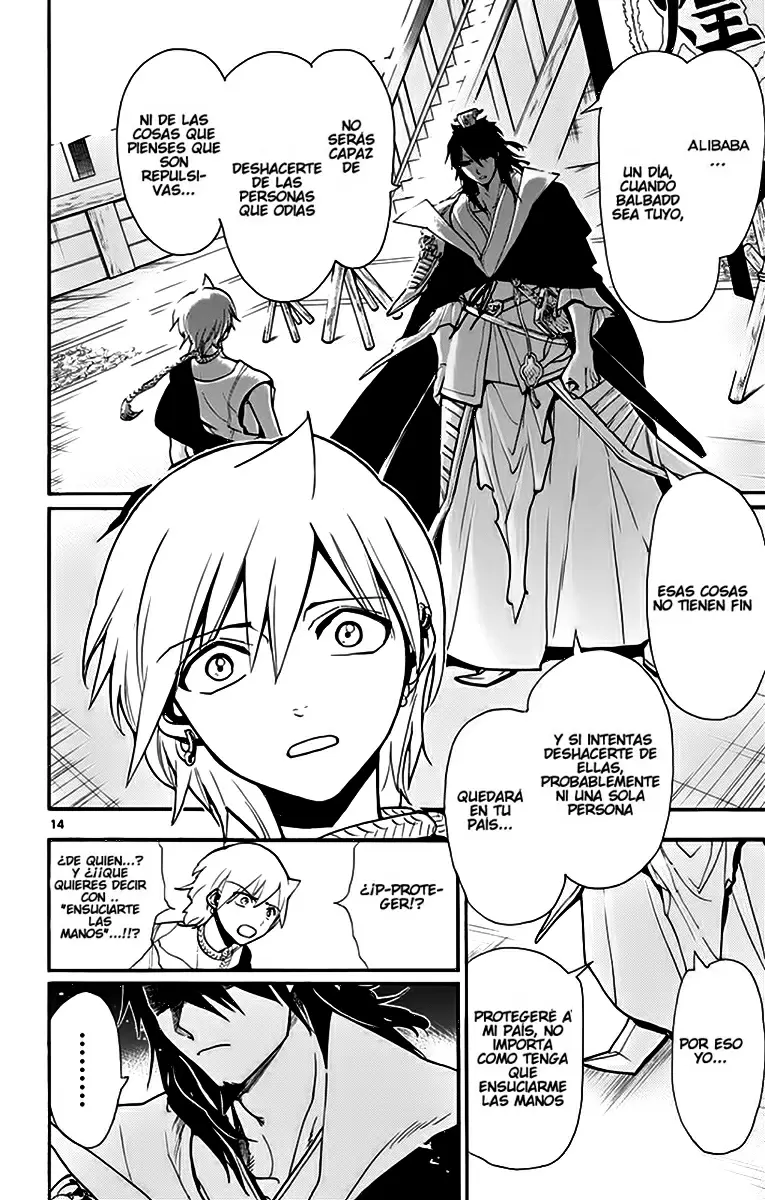 Magi - Labyrinth of Magic capítulo 212, página 14