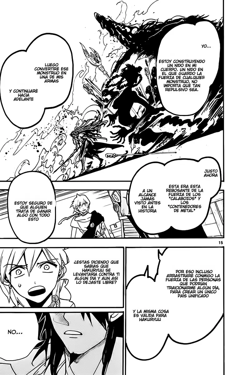 Magi - Labyrinth of Magic capítulo 212, página 15