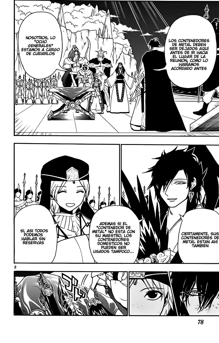 Magi - Labyrinth of Magic capítulo 213, página 2