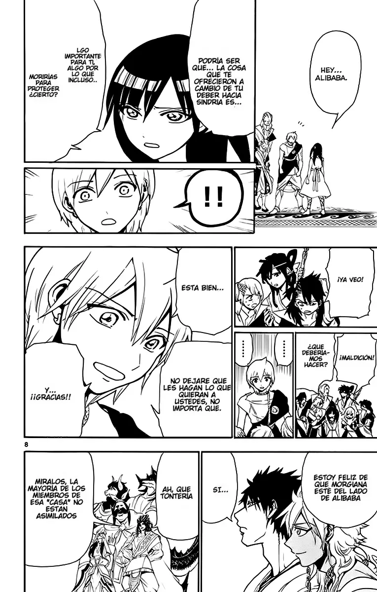 Magi - Labyrinth of Magic capítulo 213, página 8