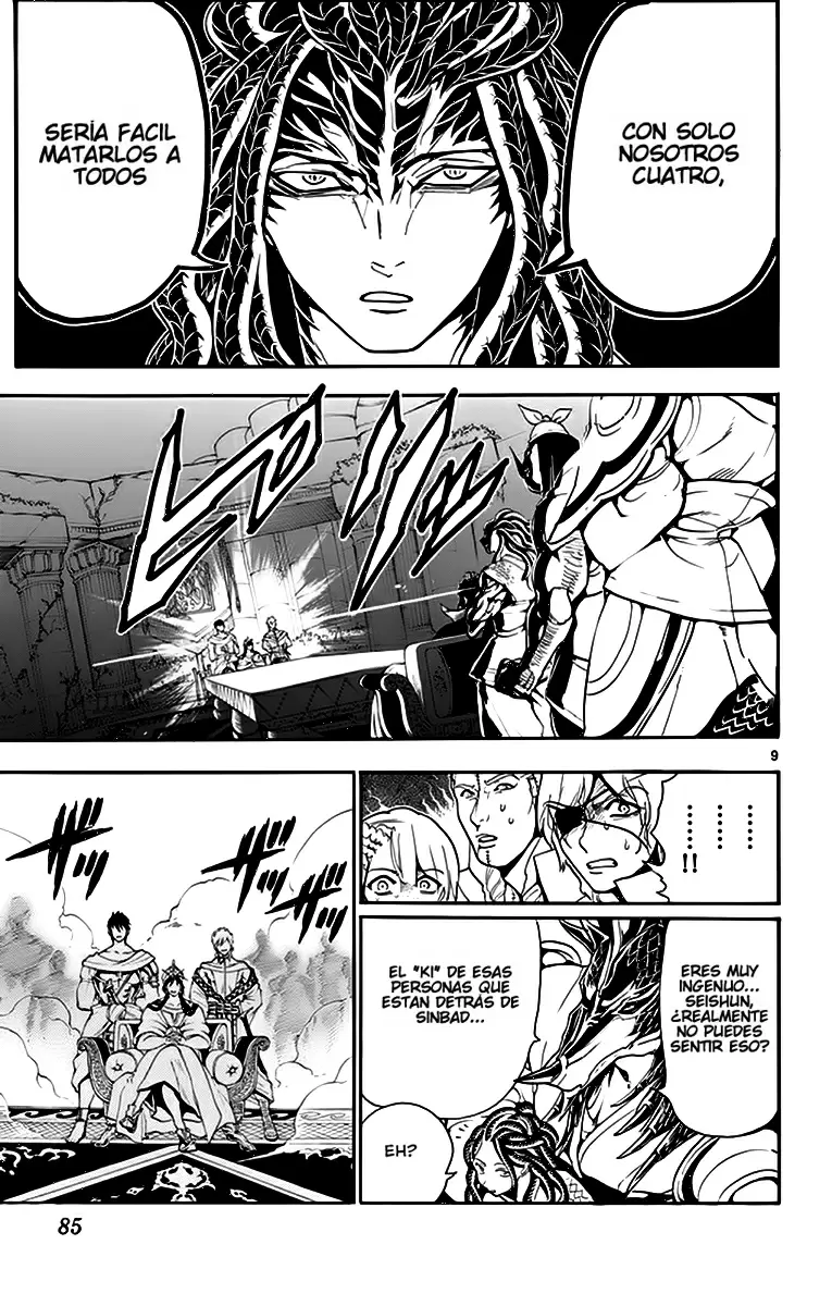 Magi - Labyrinth of Magic capítulo 213, página 9