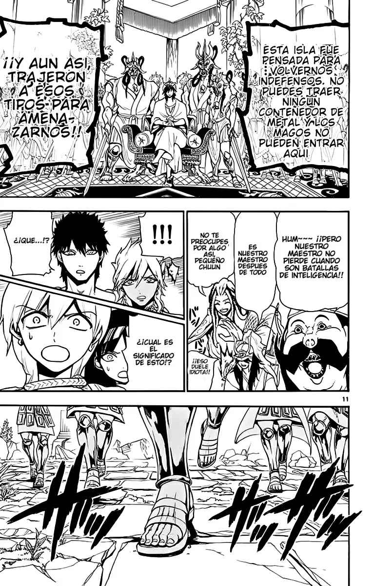 Magi - Labyrinth of Magic capítulo 213, página 11