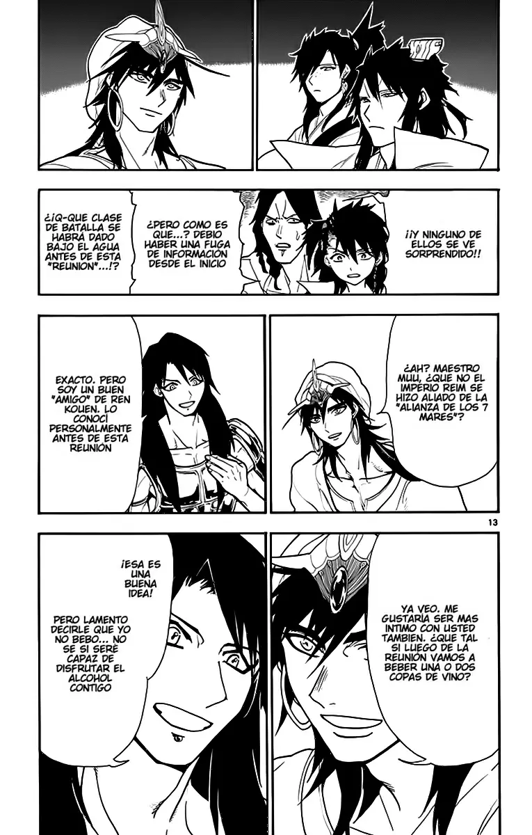 Magi - Labyrinth of Magic capítulo 213, página 13