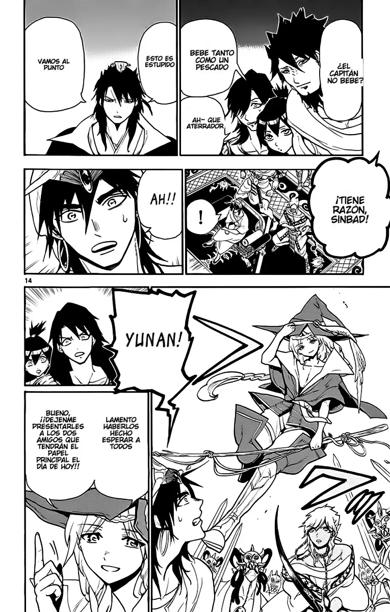 Magi - Labyrinth of Magic capítulo 213, página 14