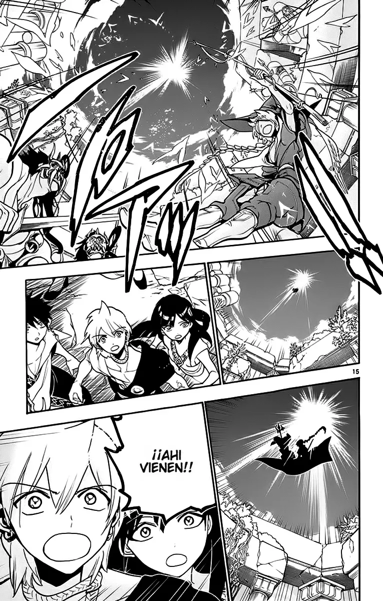 Magi - Labyrinth of Magic capítulo 213, página 15