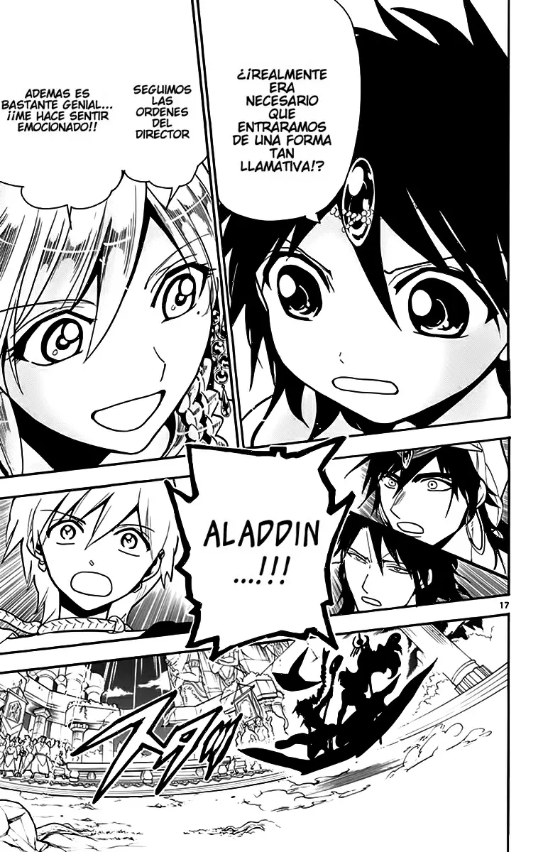 Magi - Labyrinth of Magic capítulo 213, página 17