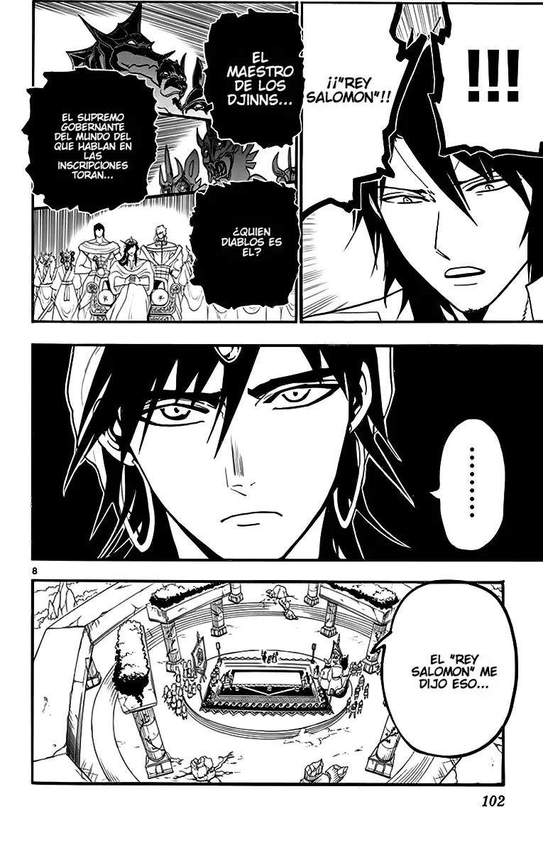 Magi - Labyrinth of Magic capítulo 214, página 8